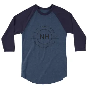 New Hampshire Raglan Shirt - 3/4 Sleeve - Reflections