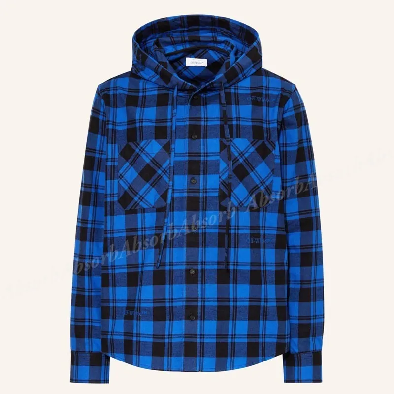 Off-White  |Tartan Other Plaid Patterns Street Style Long Sleeves Cotton