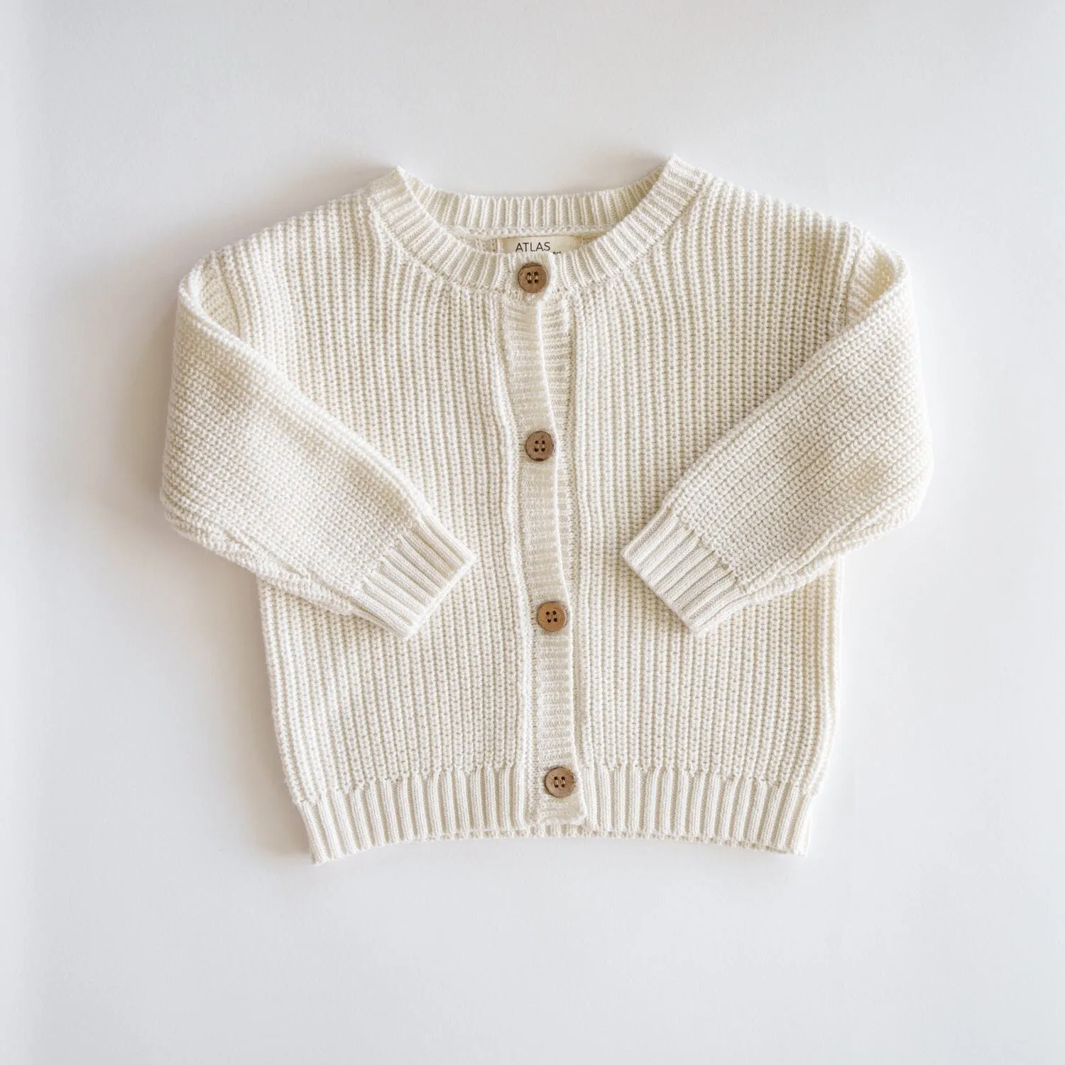 Organic Plus Size Knit Cardigan