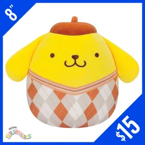 Original Squishmallows! Hello Kitty Plaid: Pompompurin 8