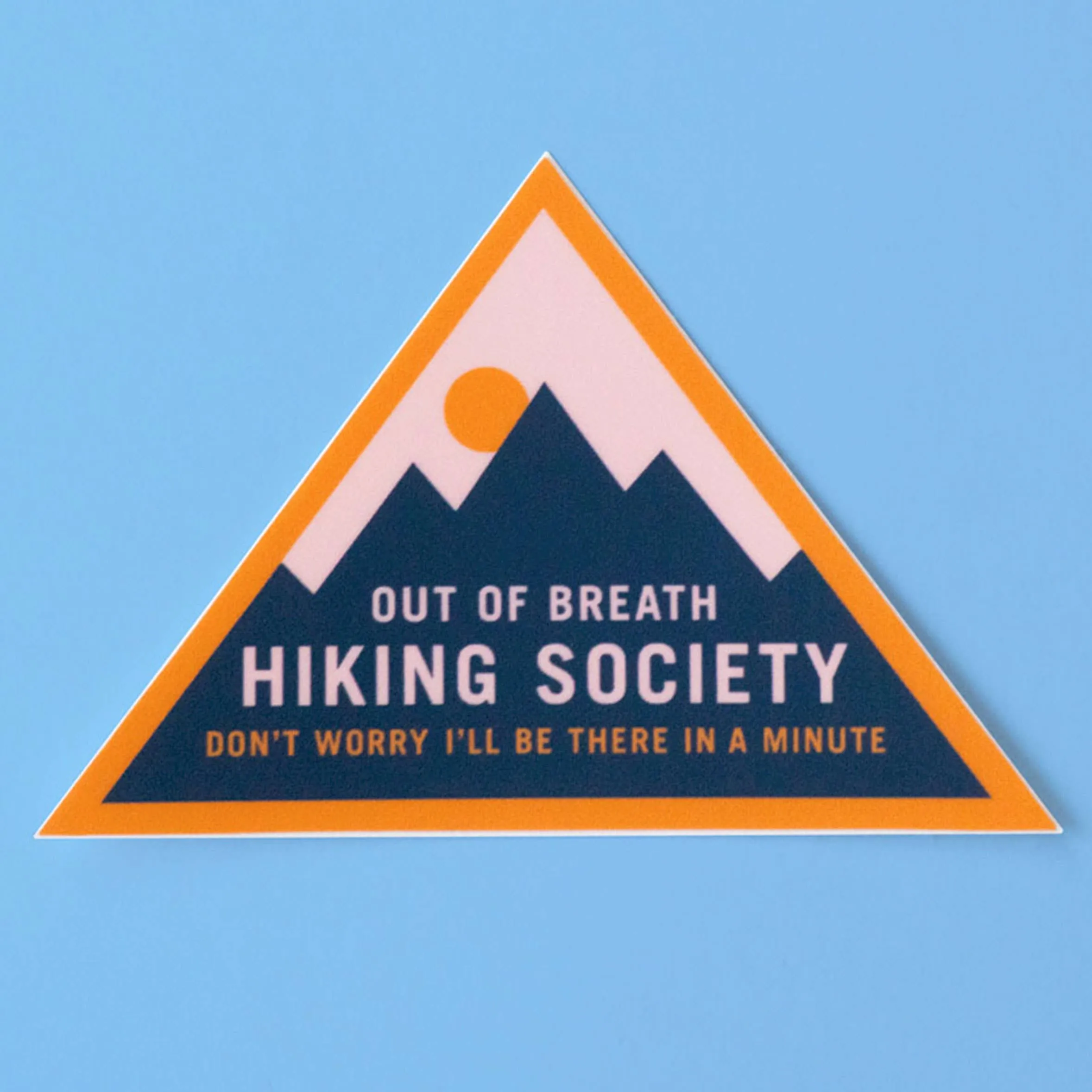 Out of Breath Hiking Society Decal