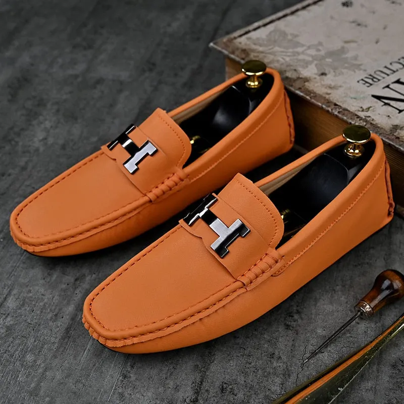 Penny Loafers - Genuine Leather - Fashion - Moccasin - Driving Shoes - Casual - Slip On - Flats - Boat Shoes.