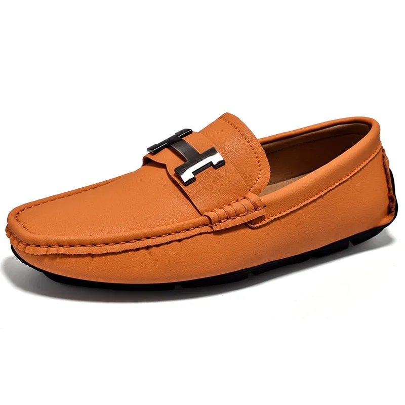 Penny Loafers - Genuine Leather - Fashion - Moccasin - Driving Shoes - Casual - Slip On - Flats - Boat Shoes.