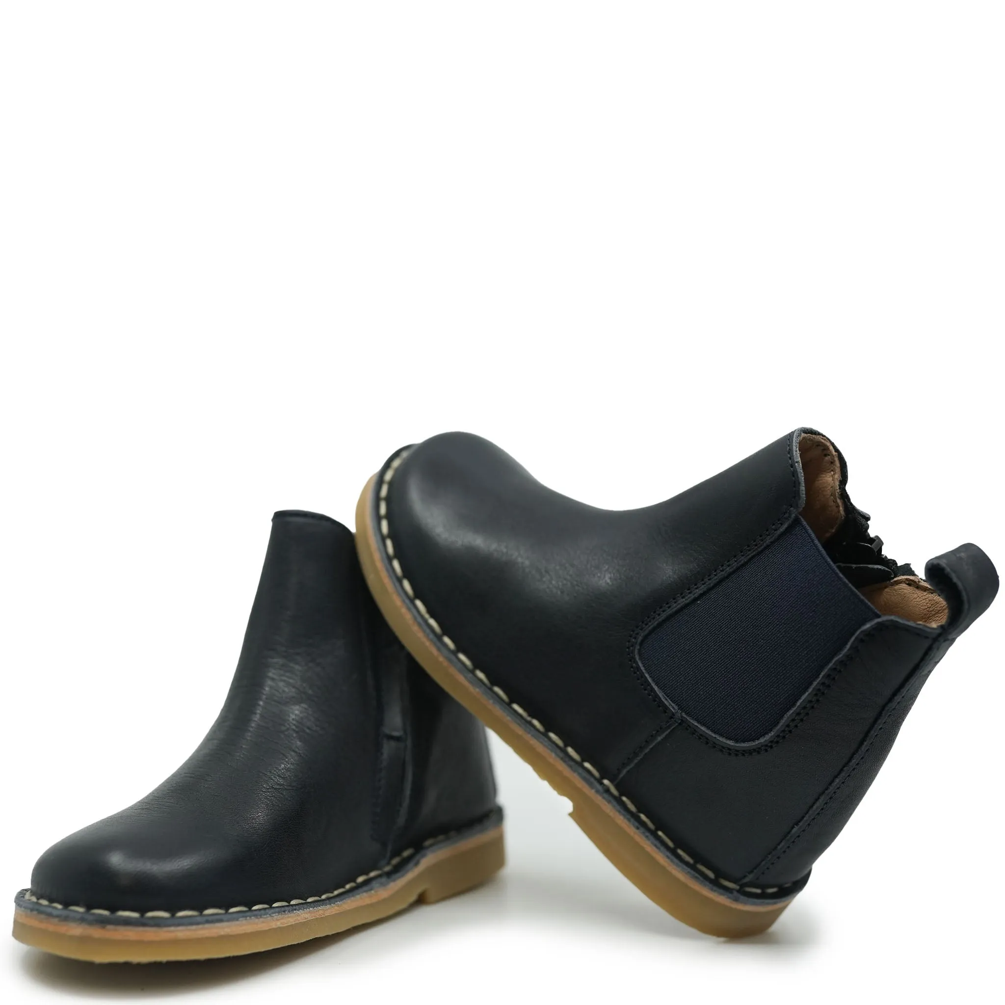 Petit Nord Navy Leather Boot