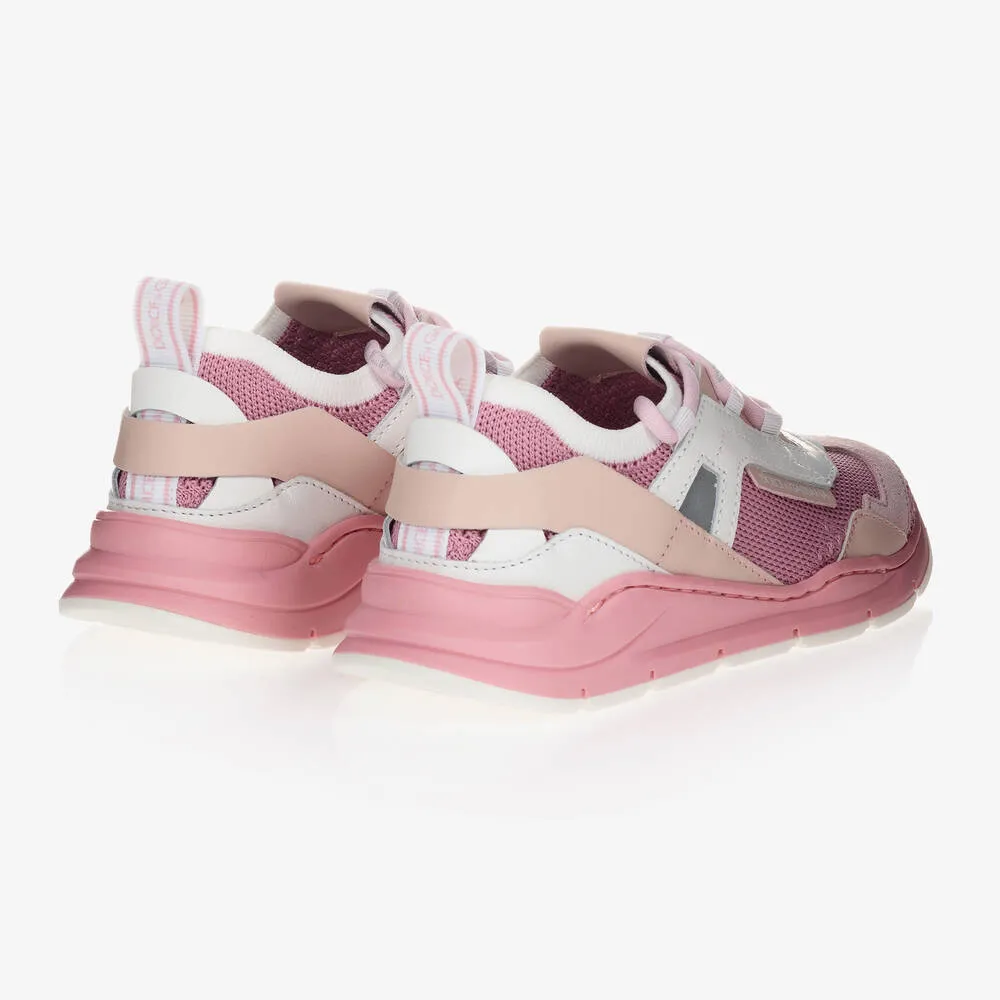 Pink & White Trainers