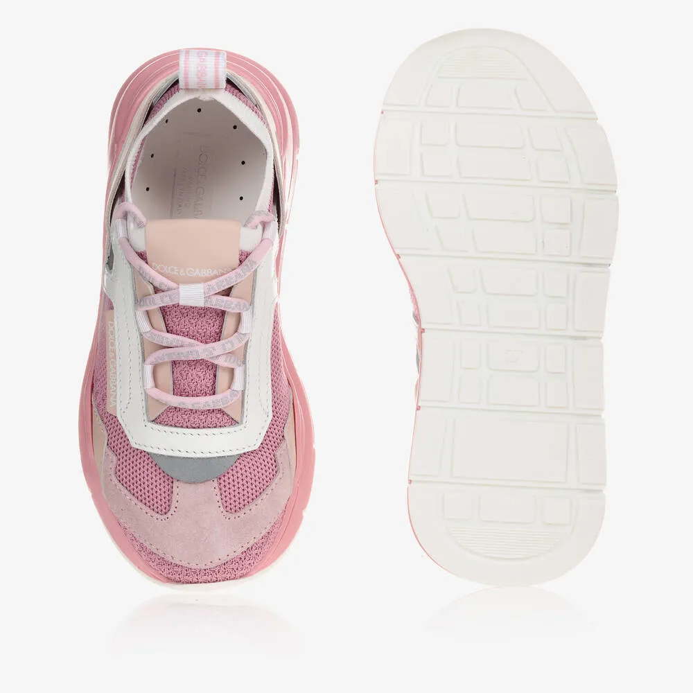 Pink & White Trainers