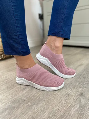 Pink Slip-On Trainers - Nadia - Best Price - Buy Now - Limited Stock.