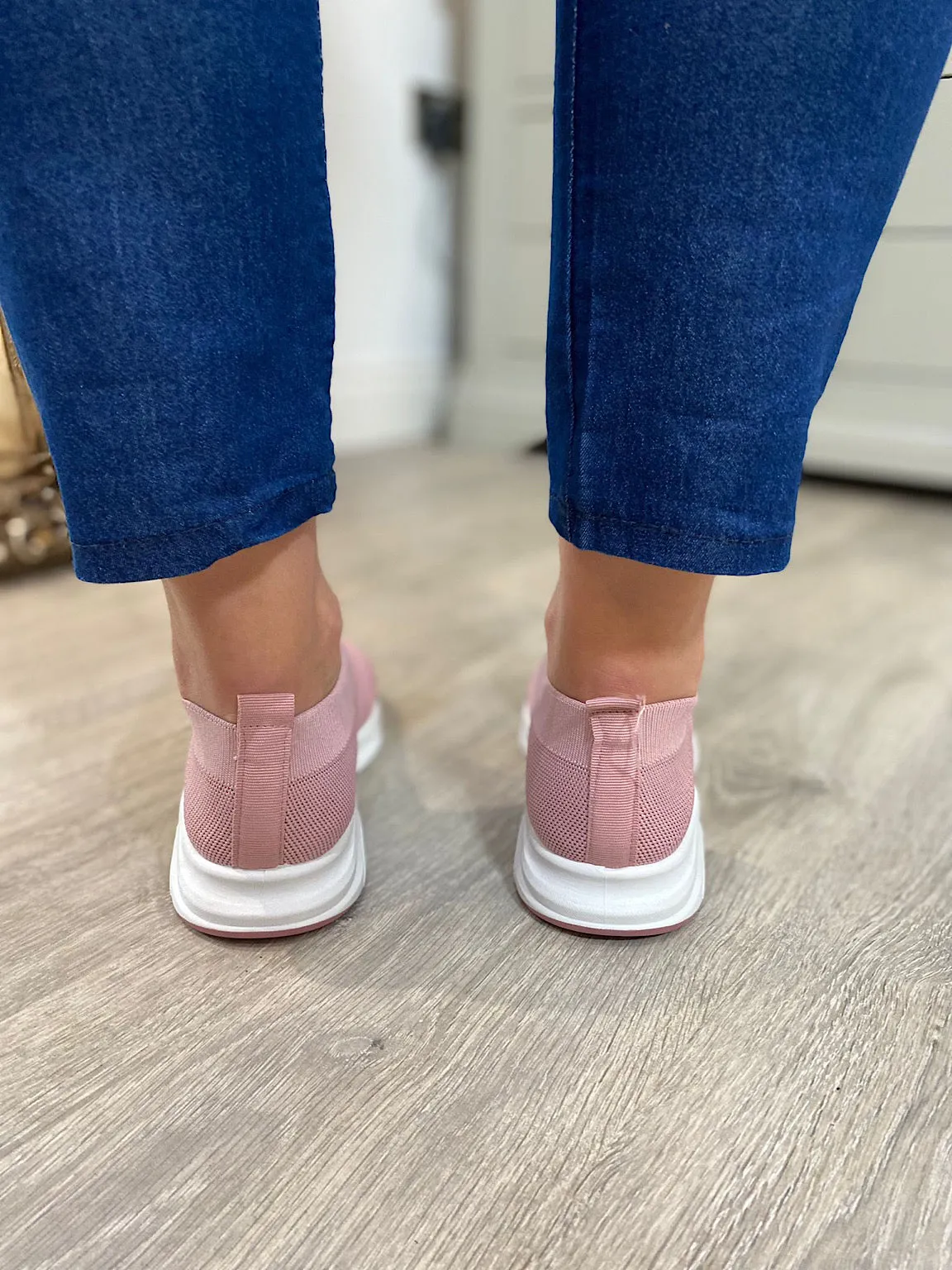 Pink Slip-On Trainers - Nadia - Best Price - Buy Now - Limited Stock.