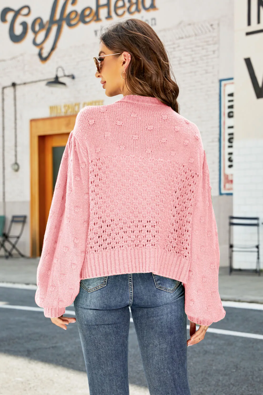 Pompom Puff Sweater