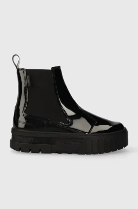 Puma chelsea boots Mayze Chelsea Jelly Wns women's black color