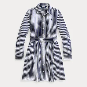 Ralph Lauren Navy And White Stripe Shirtdress for 7 Years