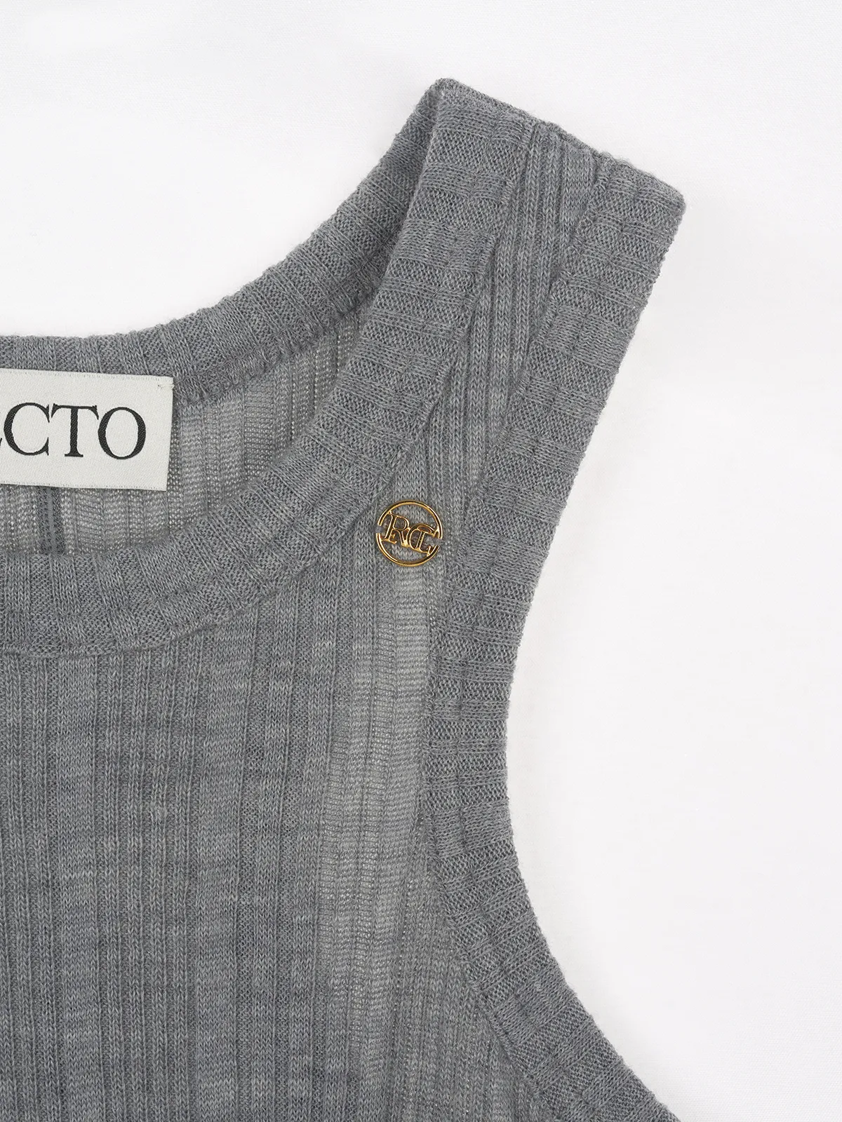 RECTO  |Wool Street Style Logo Tanks & Camisoles