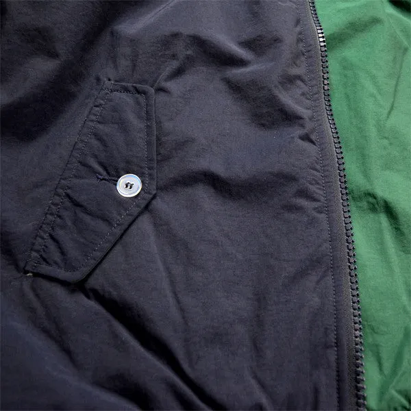 Reversible Harrington Jacket – Navy / Green – Not a Polo Shirt