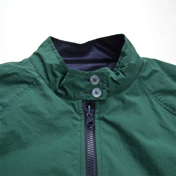 Reversible Harrington Jacket – Navy / Green – Not a Polo Shirt