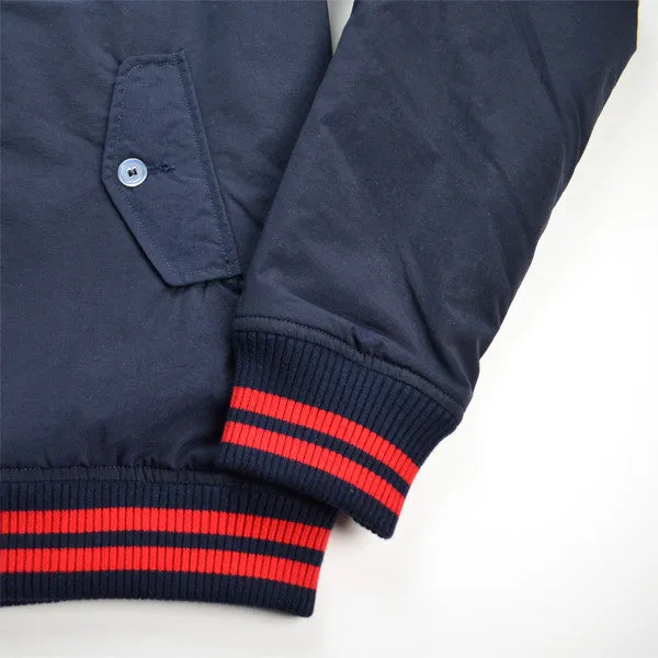 Reversible Harrington Jacket – Navy / Green – Not a Polo Shirt