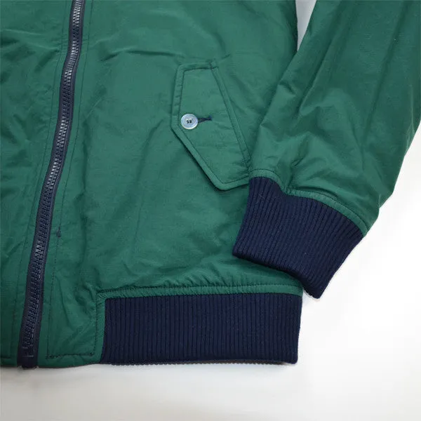 Reversible Harrington Jacket – Navy / Green – Not a Polo Shirt