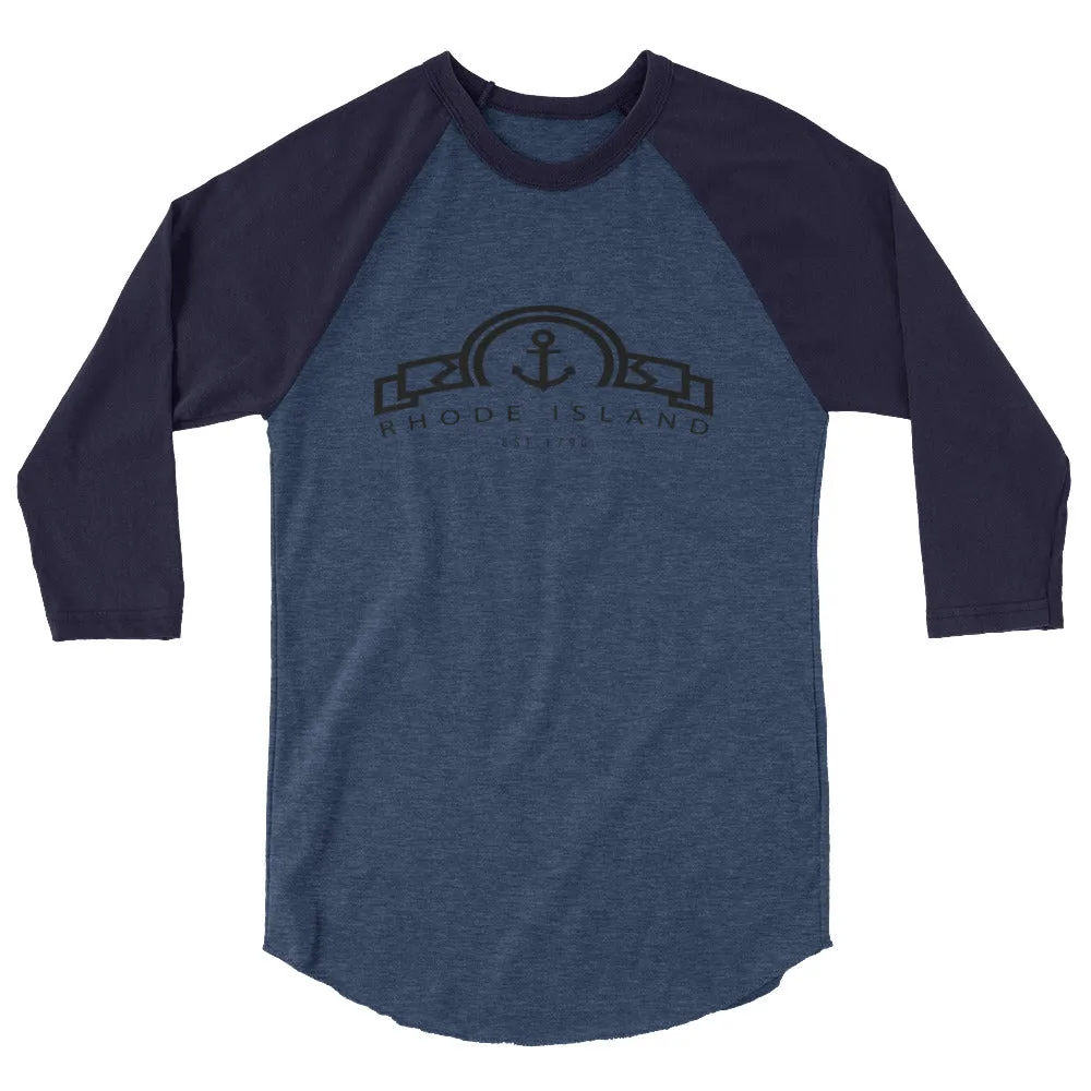 Rhode Island 3/4 Sleeve Raglan Shirt - Established