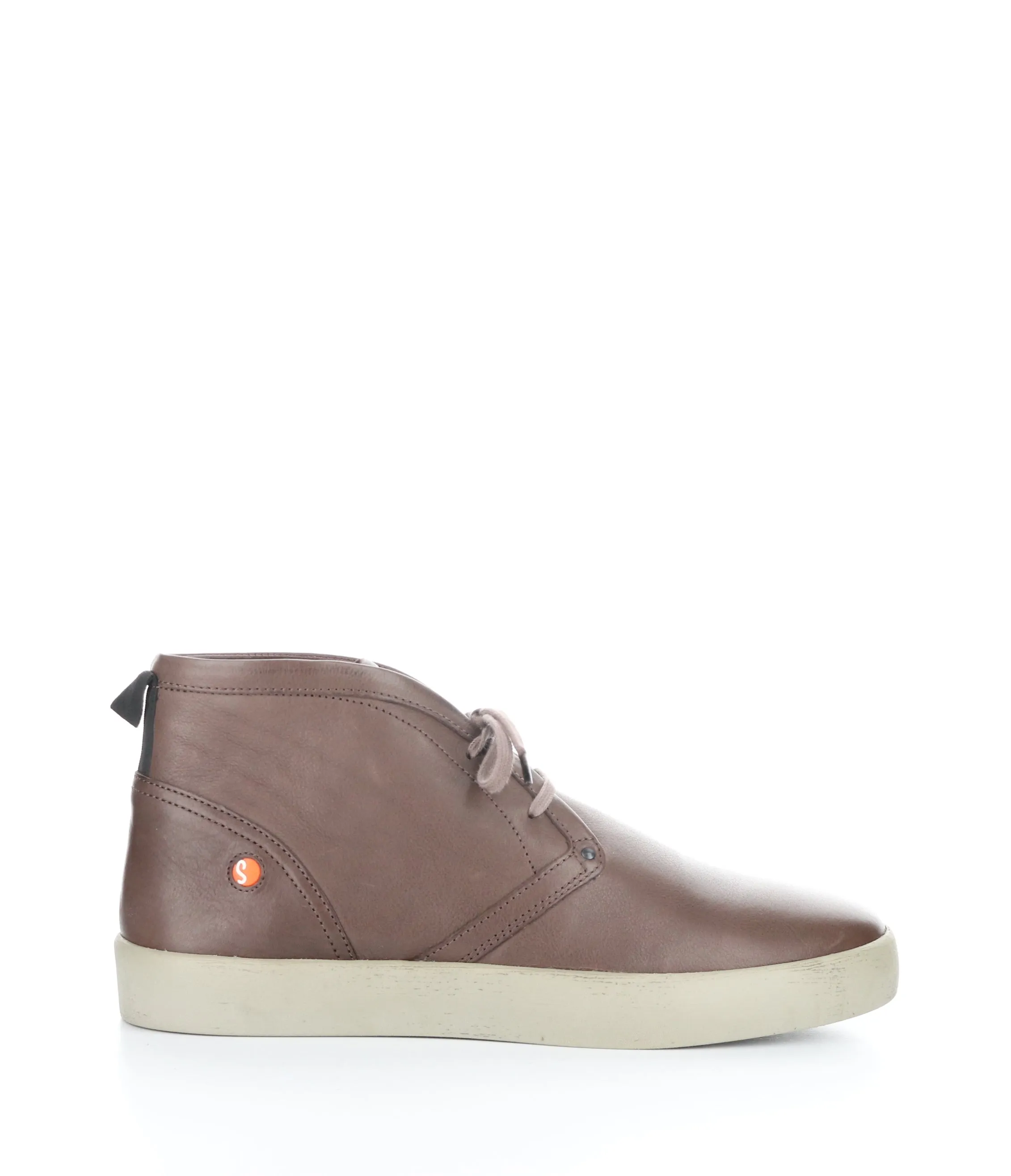 Rusk704Sof 002 Dark Brown High-Top Shoes