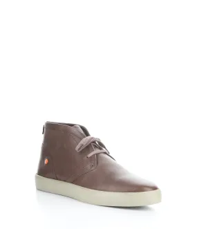 Rusk704Sof 002 Dark Brown High-Top Shoes