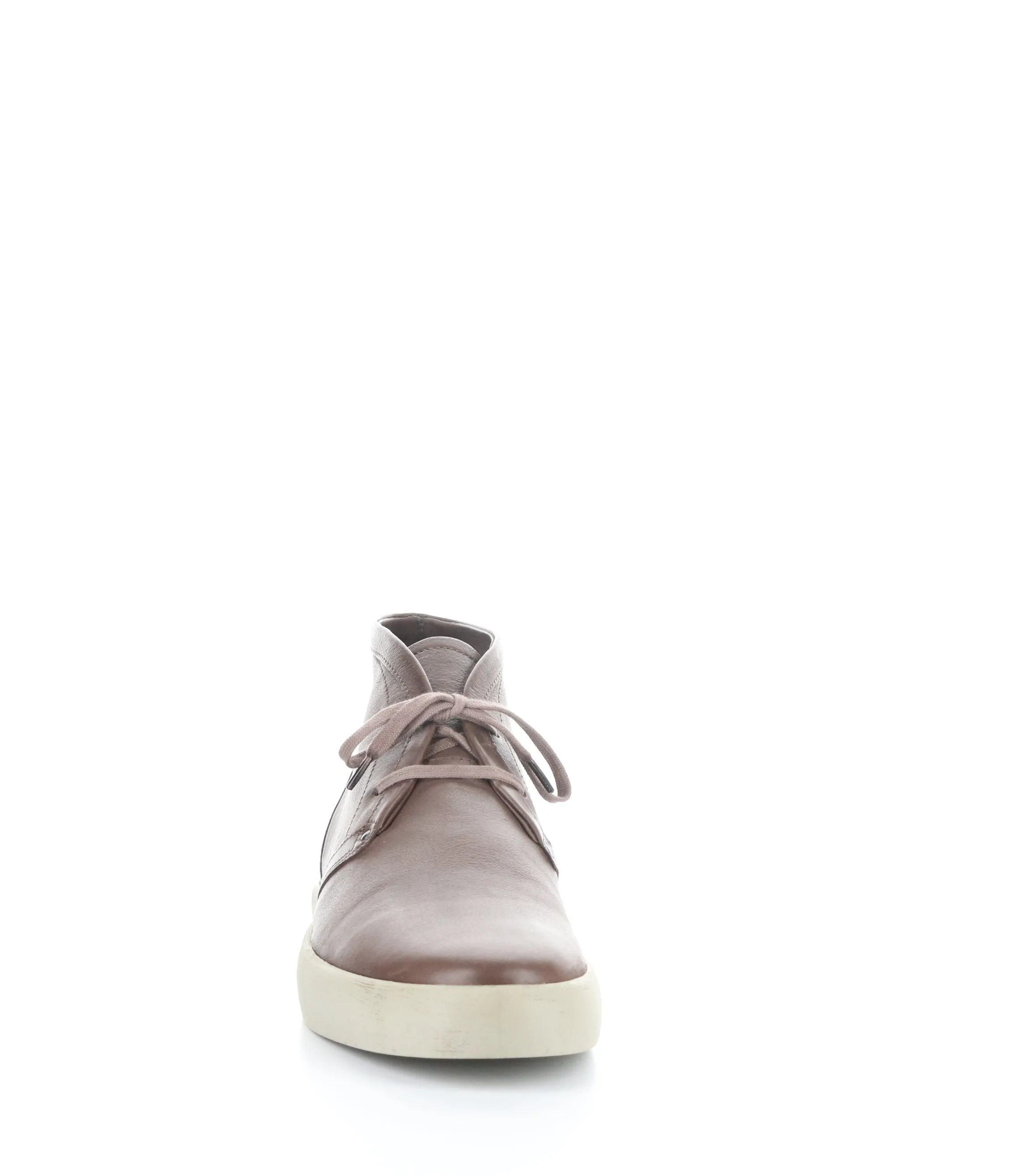 Rusk704Sof 002 Dark Brown High-Top Shoes