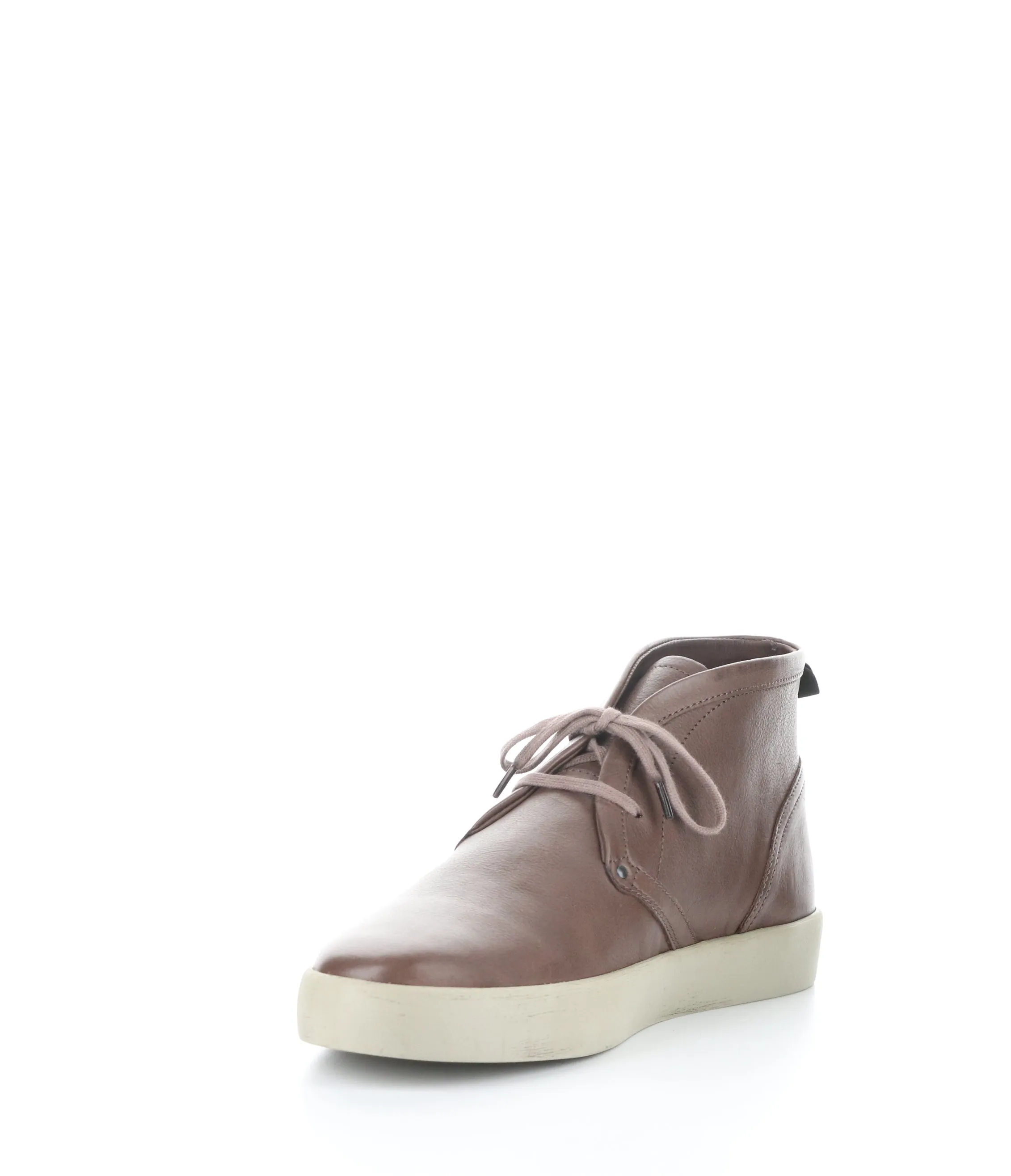 Rusk704Sof 002 Dark Brown High-Top Shoes