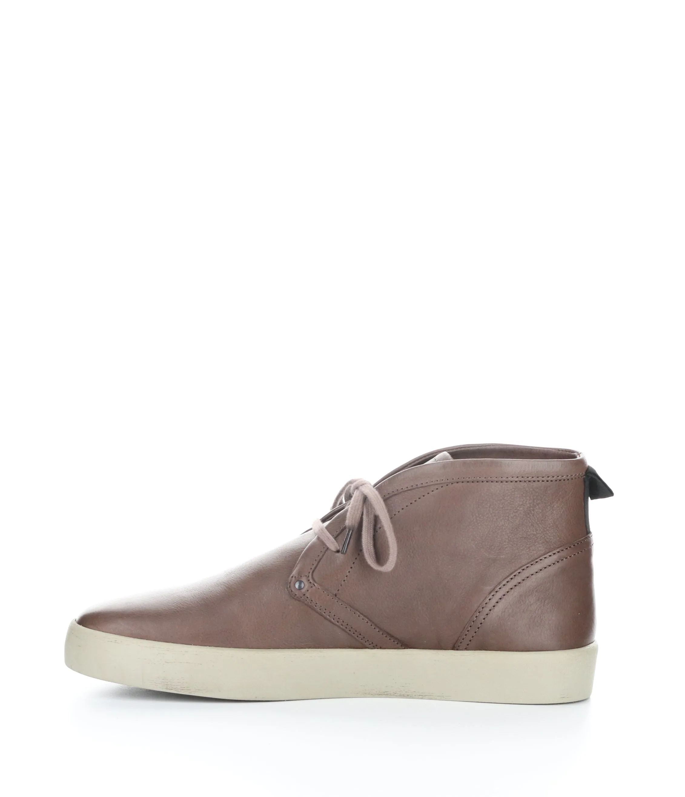 Rusk704Sof 002 Dark Brown High-Top Shoes