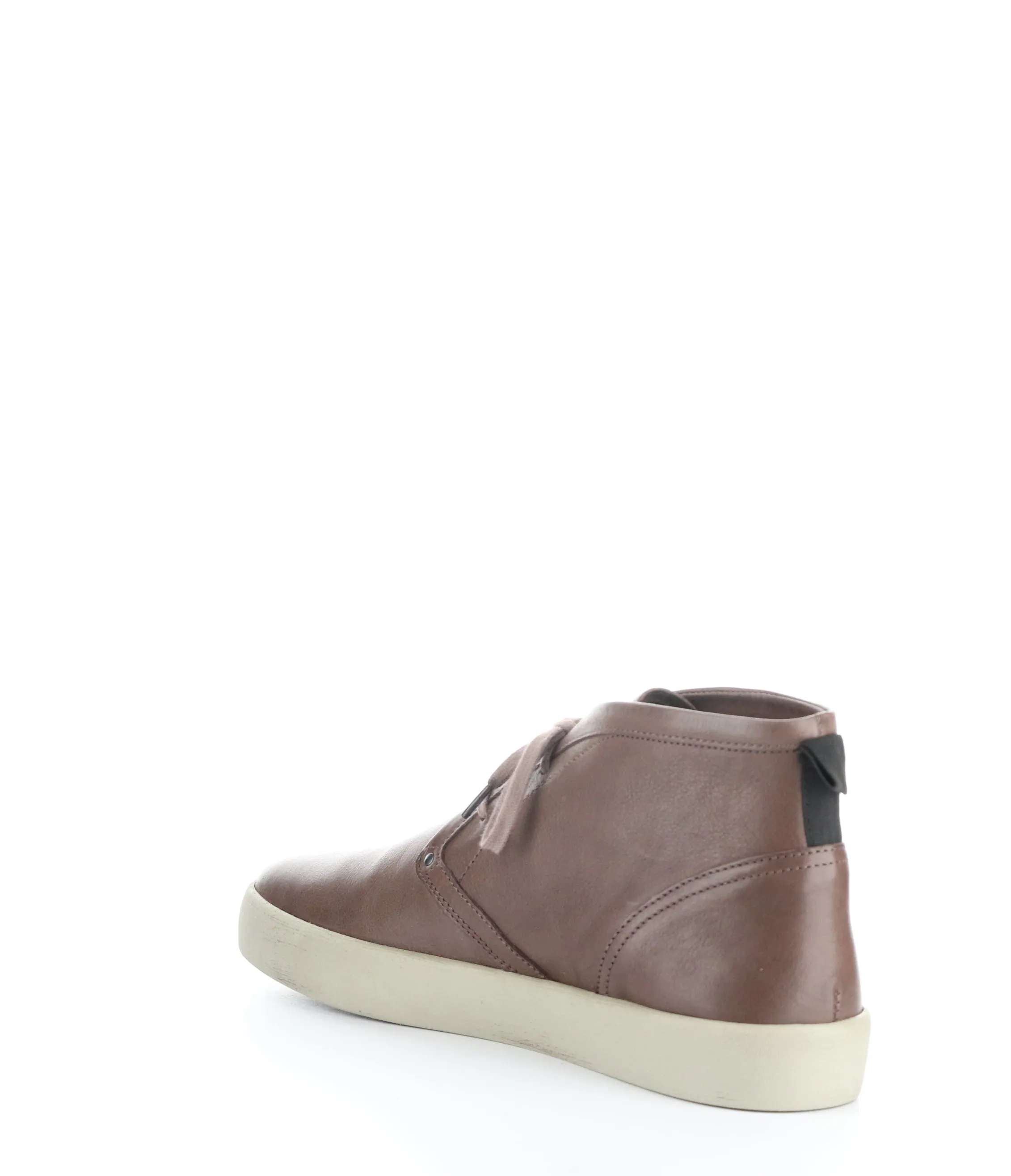 Rusk704Sof 002 Dark Brown High-Top Shoes