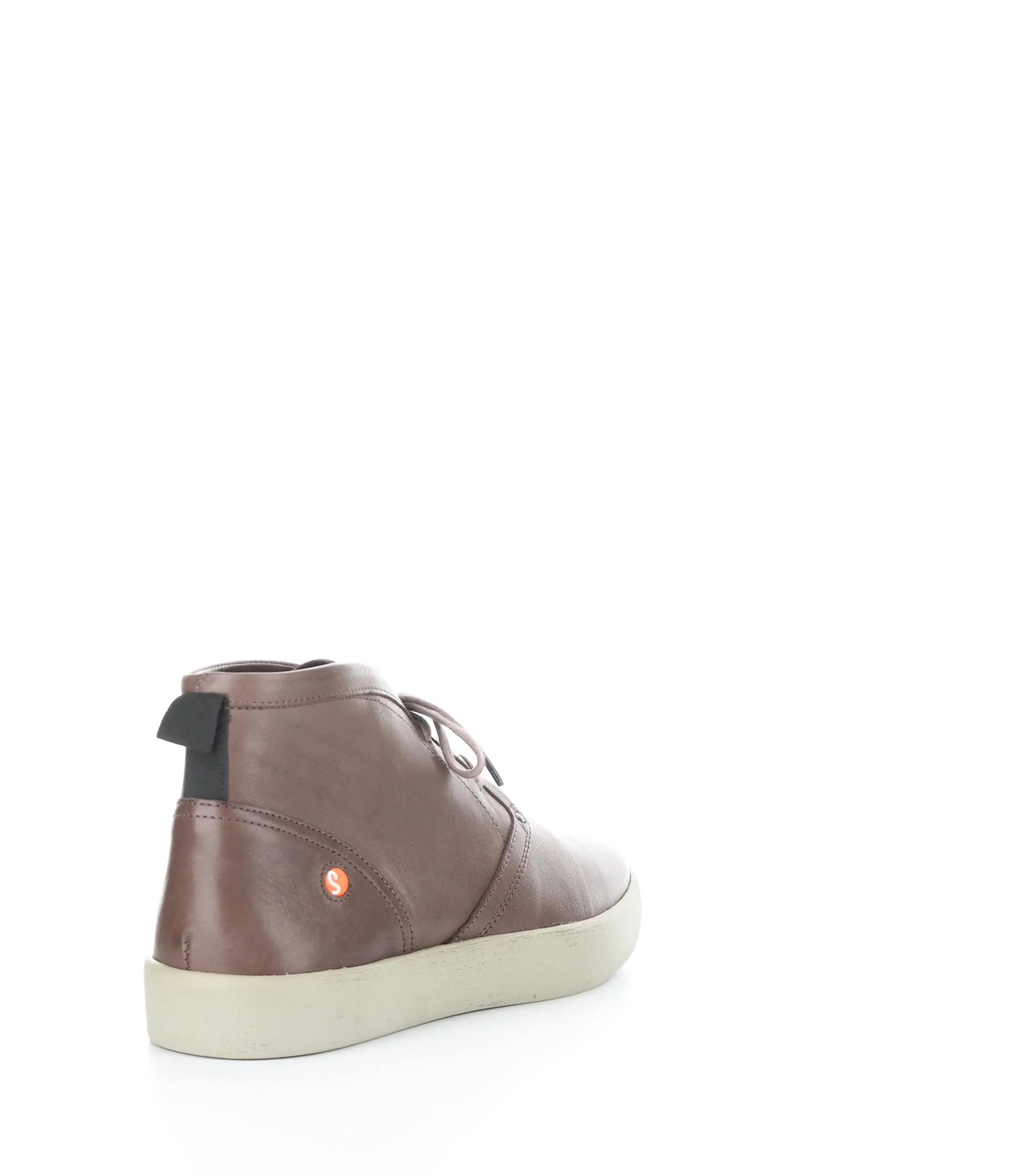 Rusk704Sof 002 Dark Brown High-Top Shoes