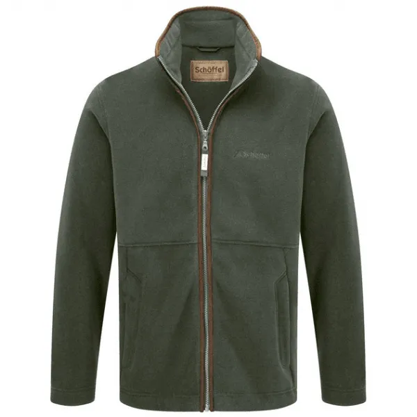 Schoffel Mens Cottesmore Fleece Jacket in Cedar Green