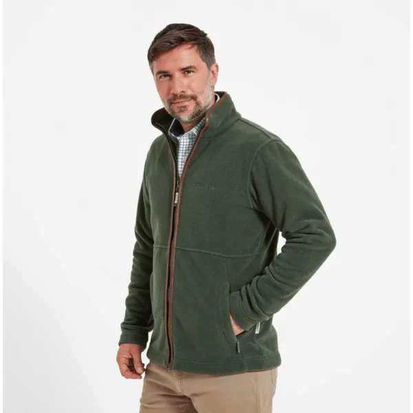 Schoffel Mens Cottesmore Fleece Jacket in Cedar Green