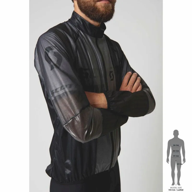 Scott cycling windproof jacket with weather reflect technology - Men.