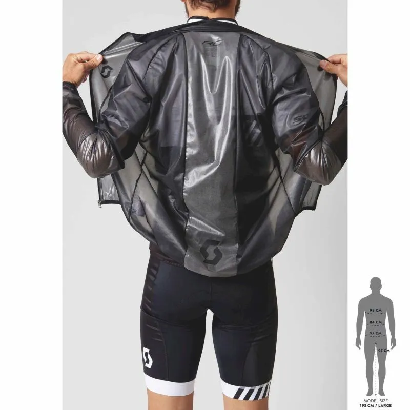 Scott cycling windproof jacket with weather reflect technology - Men.