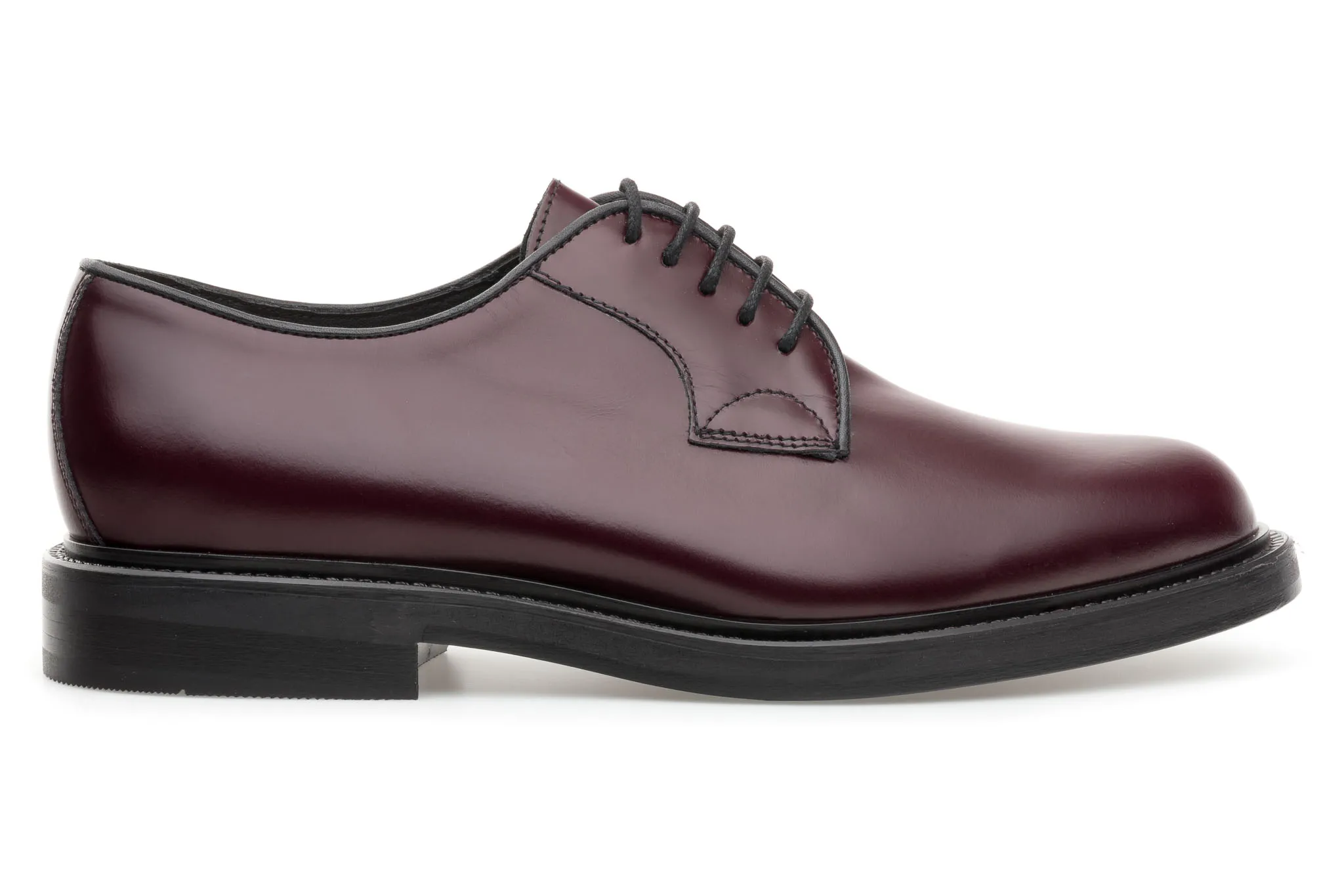 Smooth Polished Derby Shoes