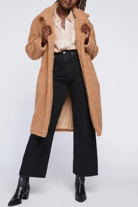 Soft Faux Shearling Coat