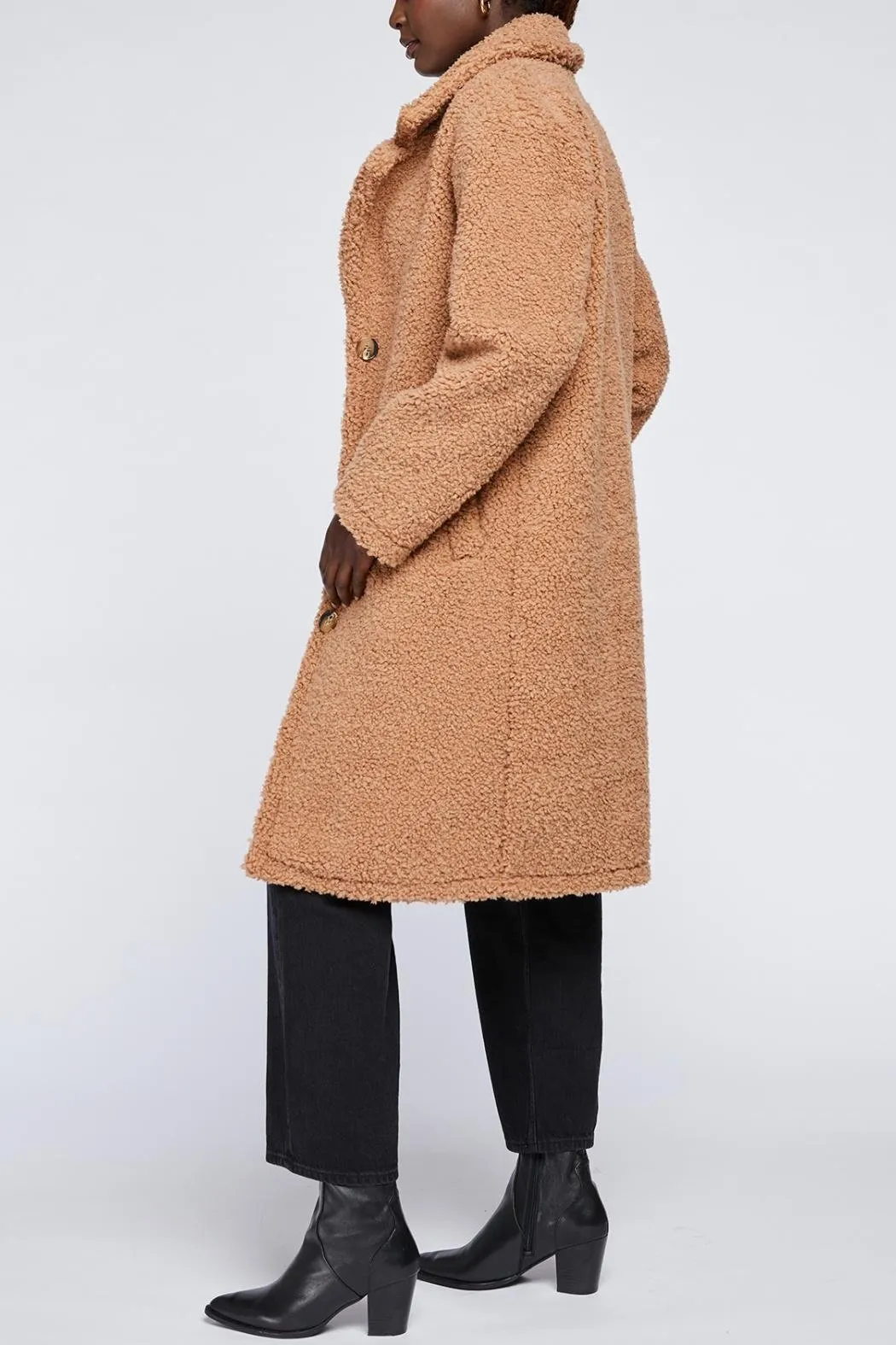 Soft Faux Shearling Coat