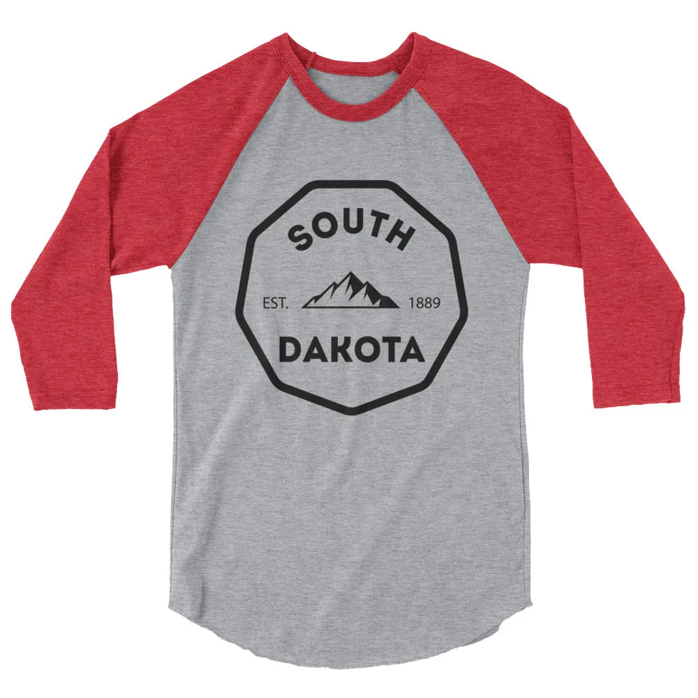 South Dakota 3/4 Sleeve Raglan Shirt Add to Cart