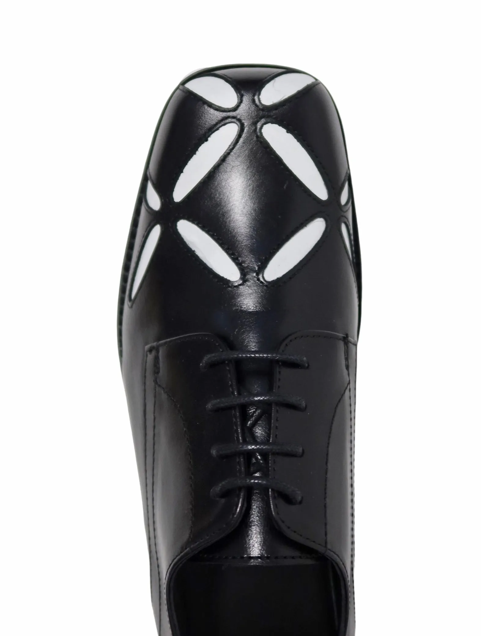 Stefan Cooke slanted pointy toe Derby