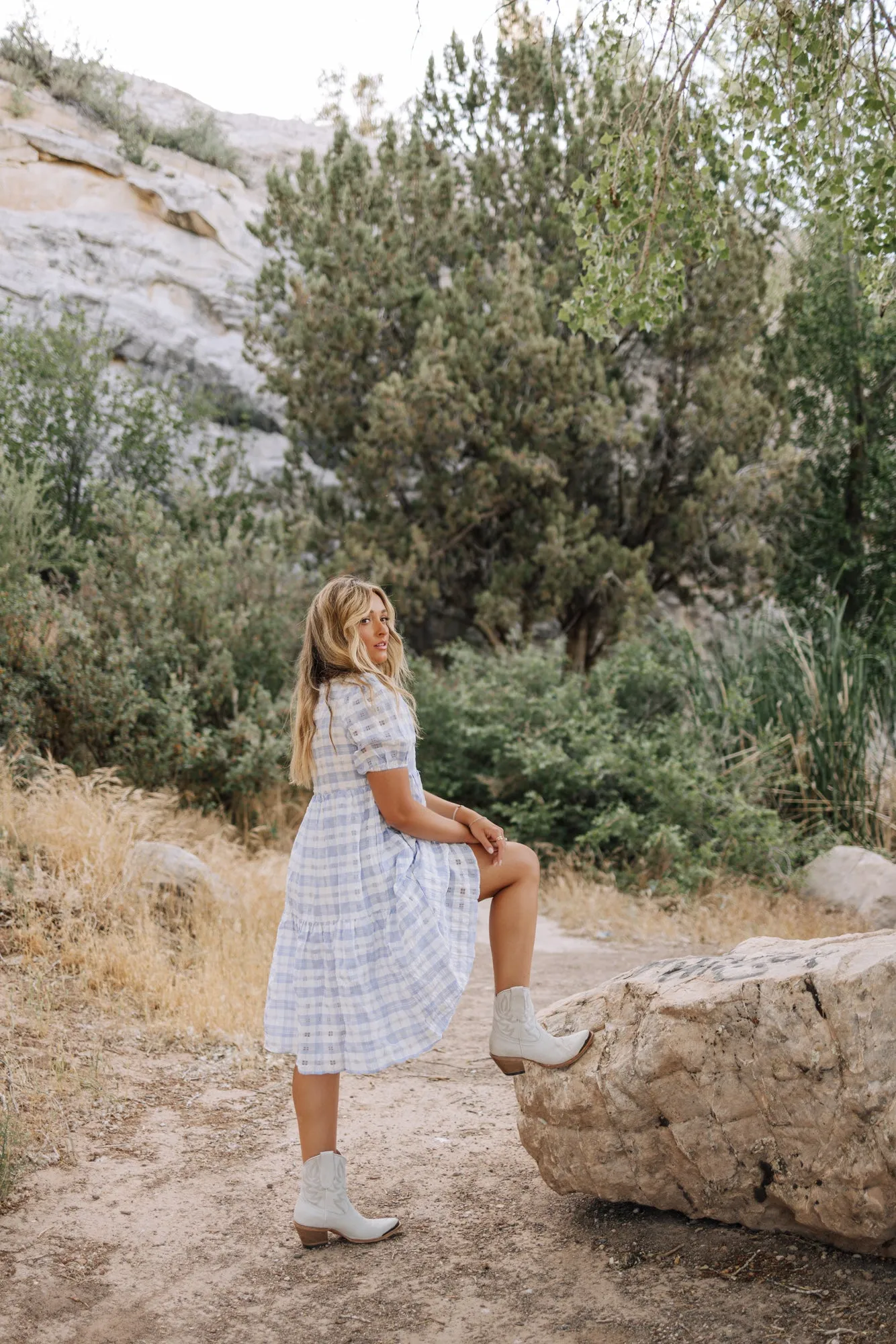 Story Plaid Checkered Dress