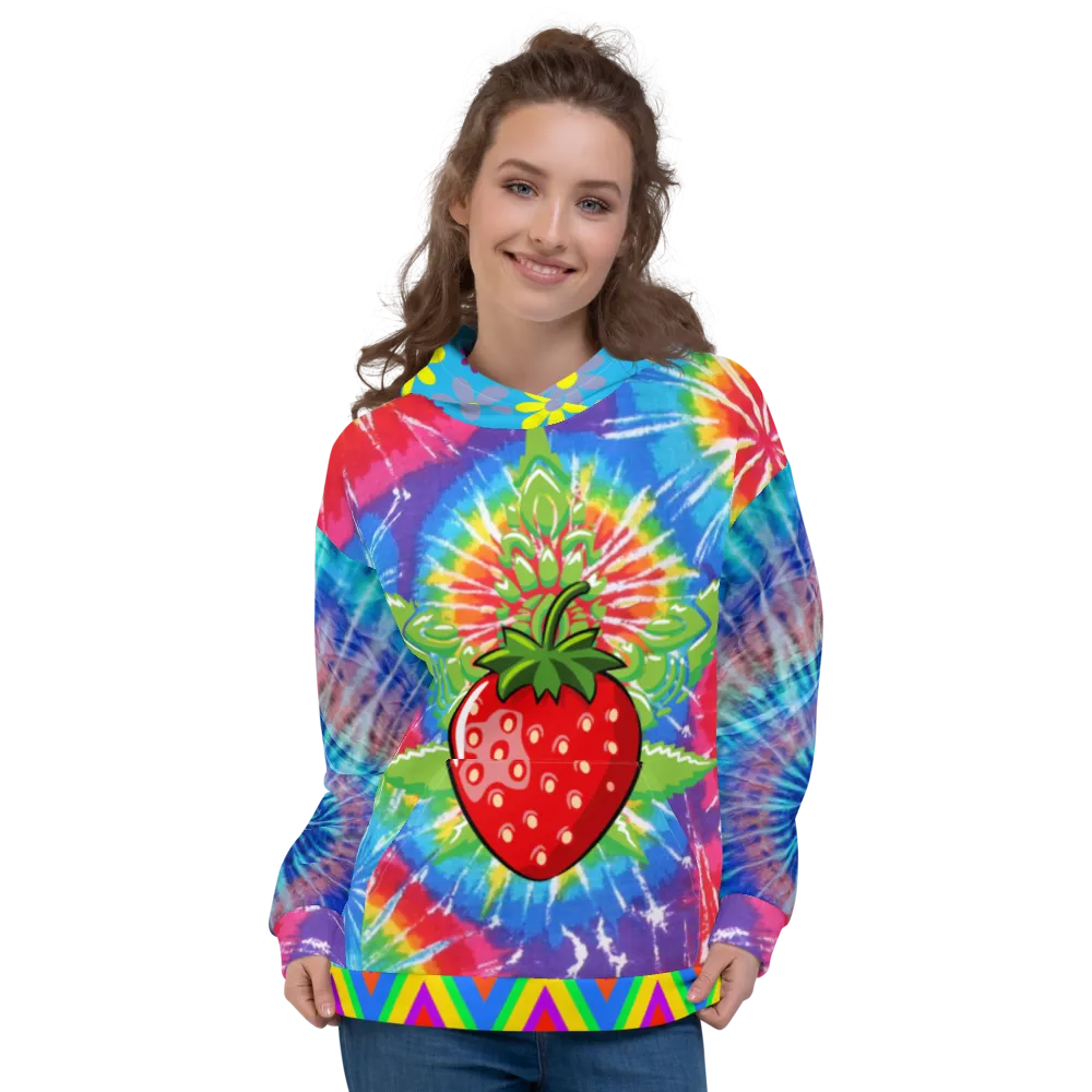 Strawberry Kush Silk Hoodie