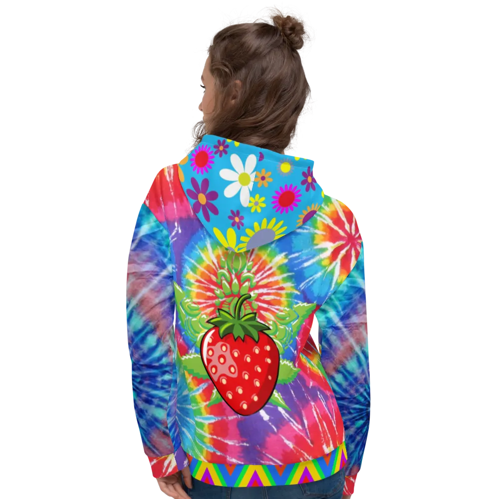 Strawberry Kush Silk Hoodie