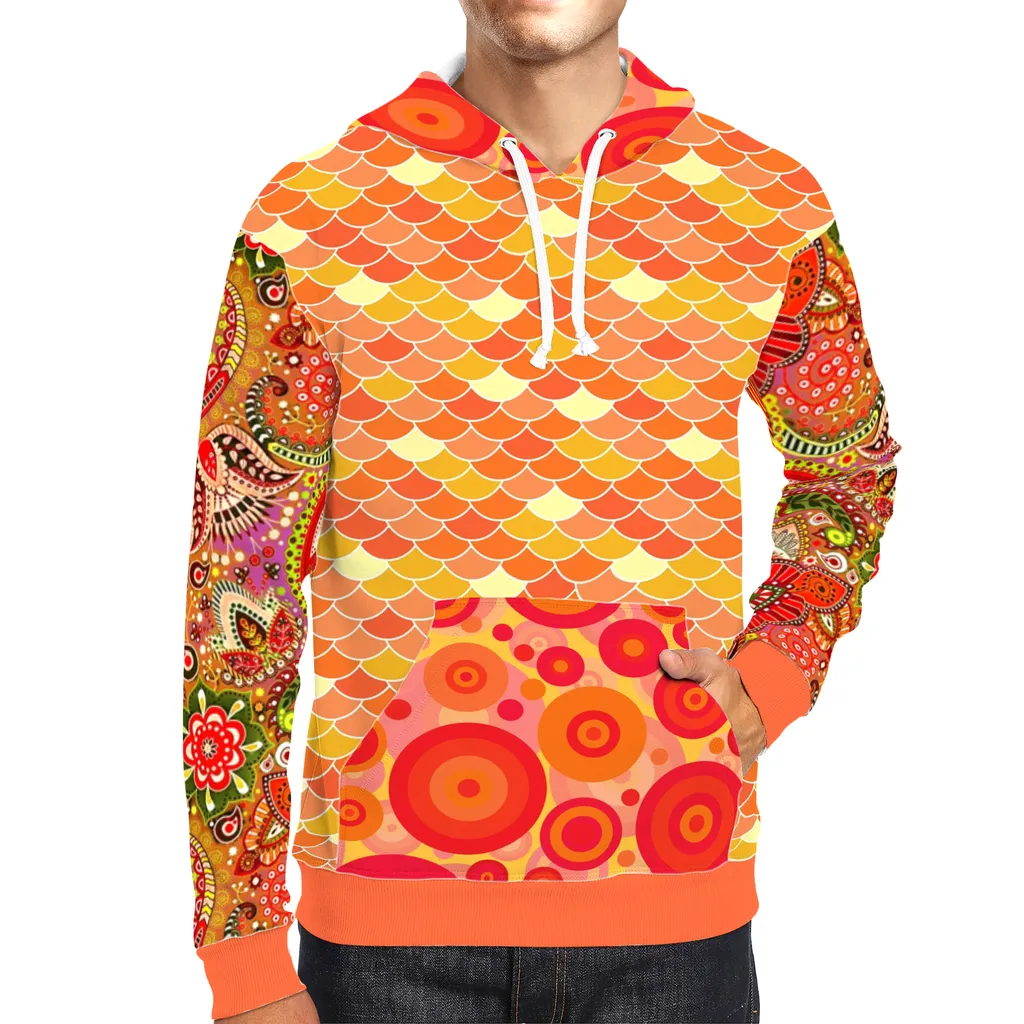 Tangerine Unisex Pullover Hoody