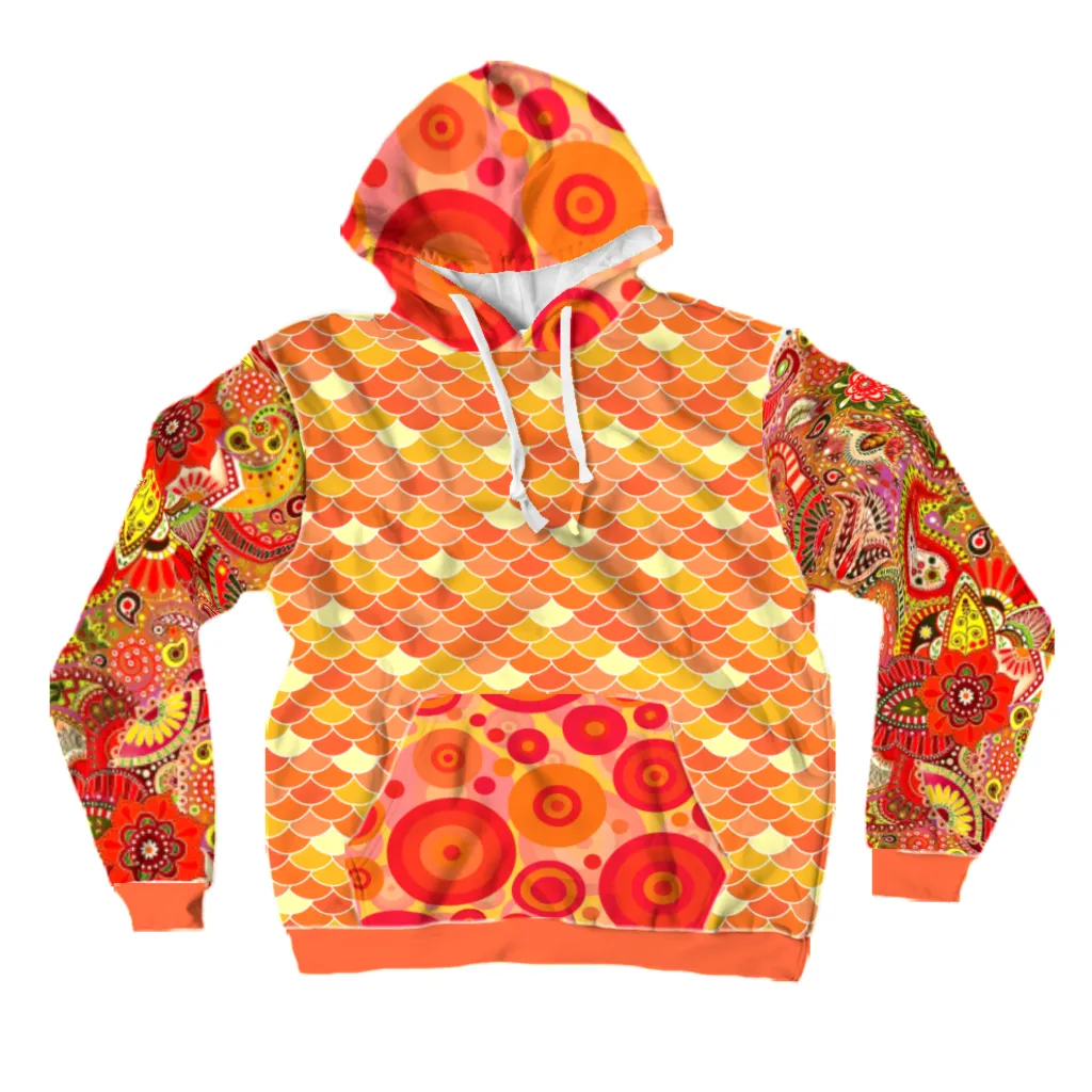 Tangerine Unisex Pullover Hoody