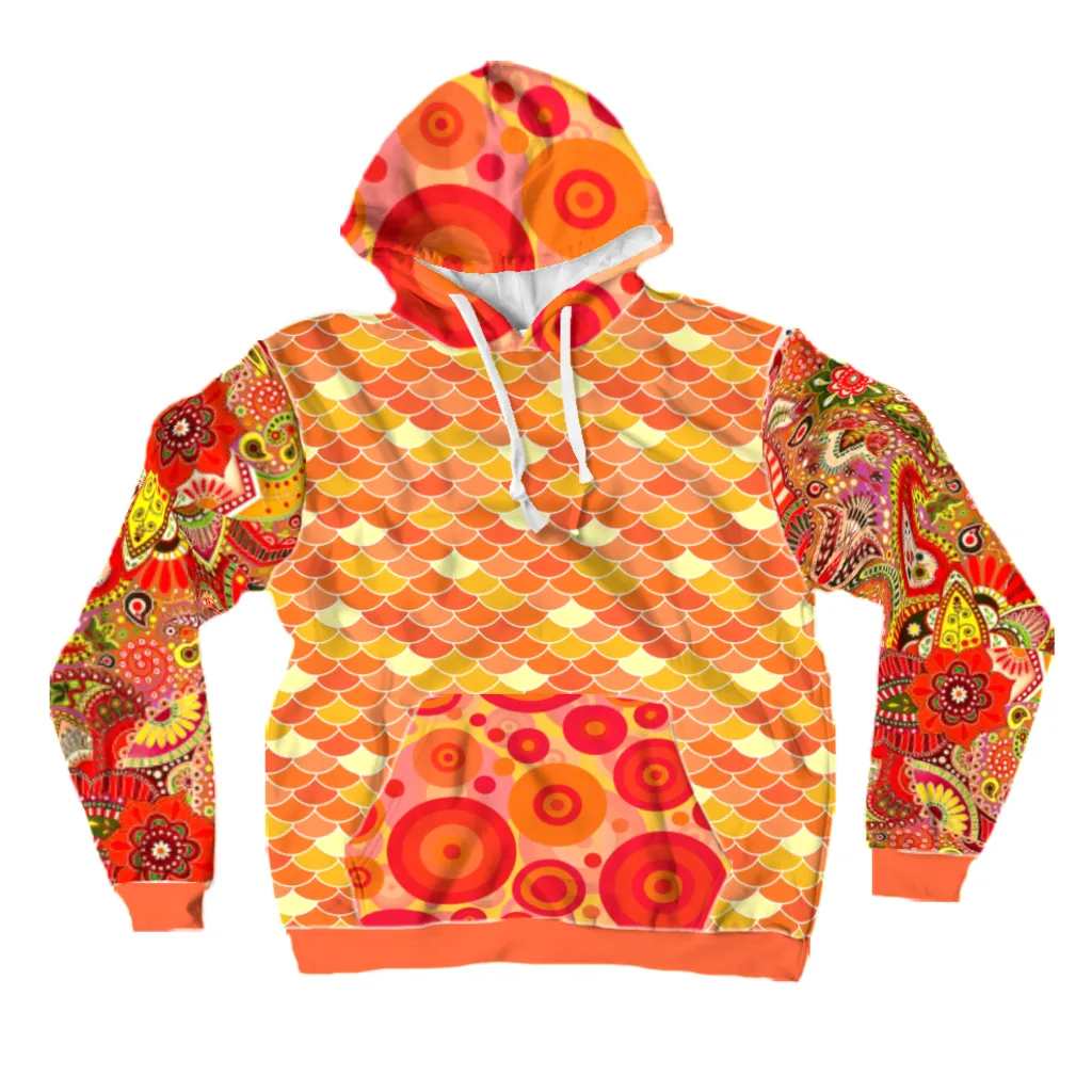 Tangerine Unisex Pullover Hoody