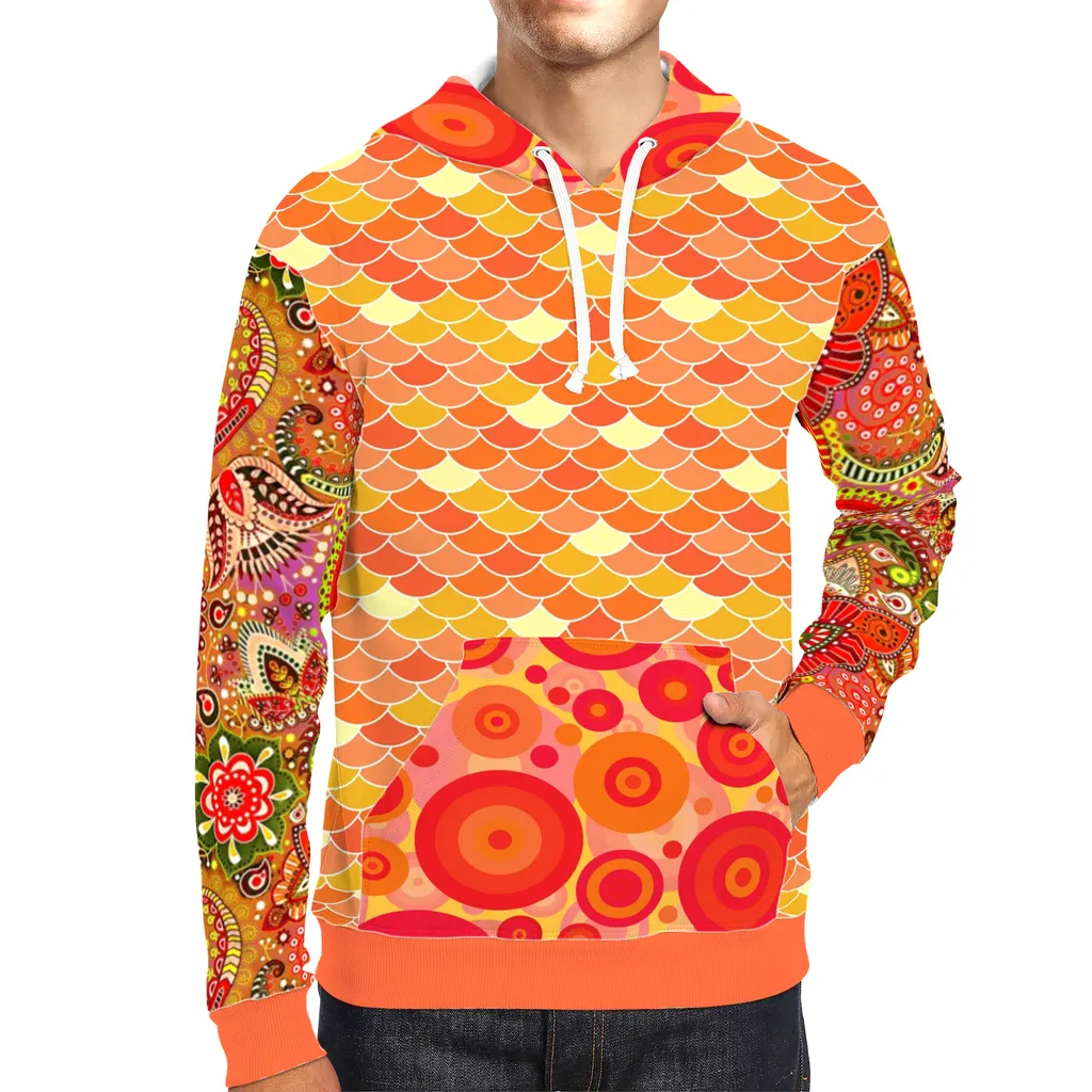 Tangerine Unisex Pullover Hoody