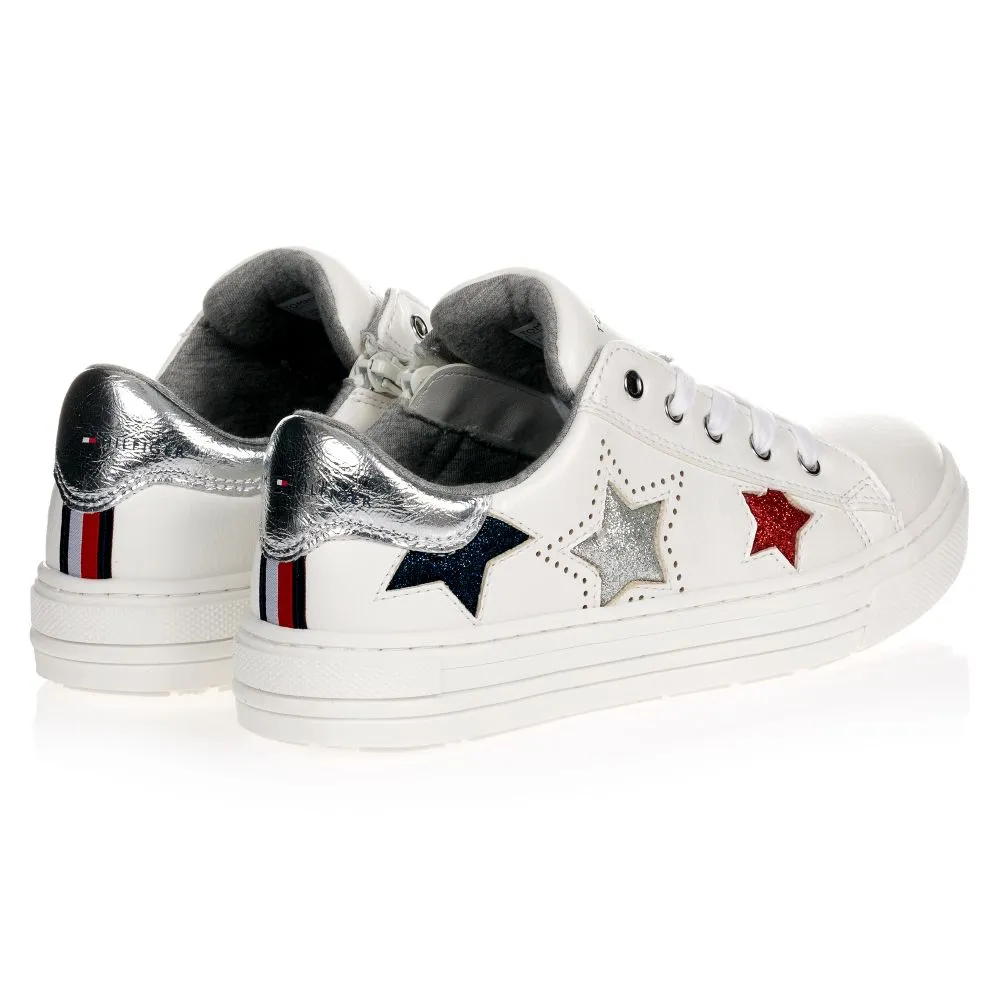 Teen Star Logo White Trainers