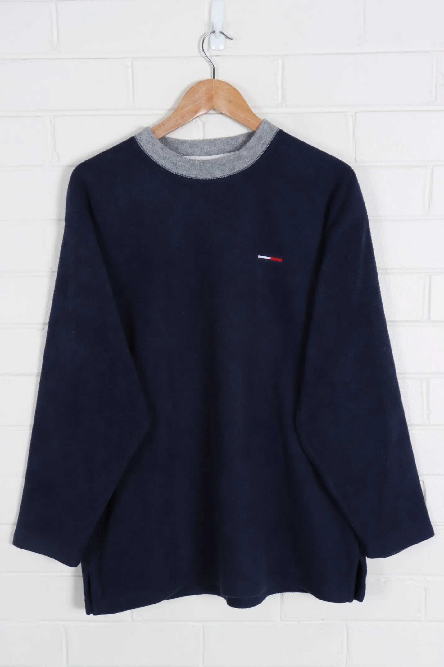 Tommy Hilfiger Fleece Pullover XL - Navy Grey.