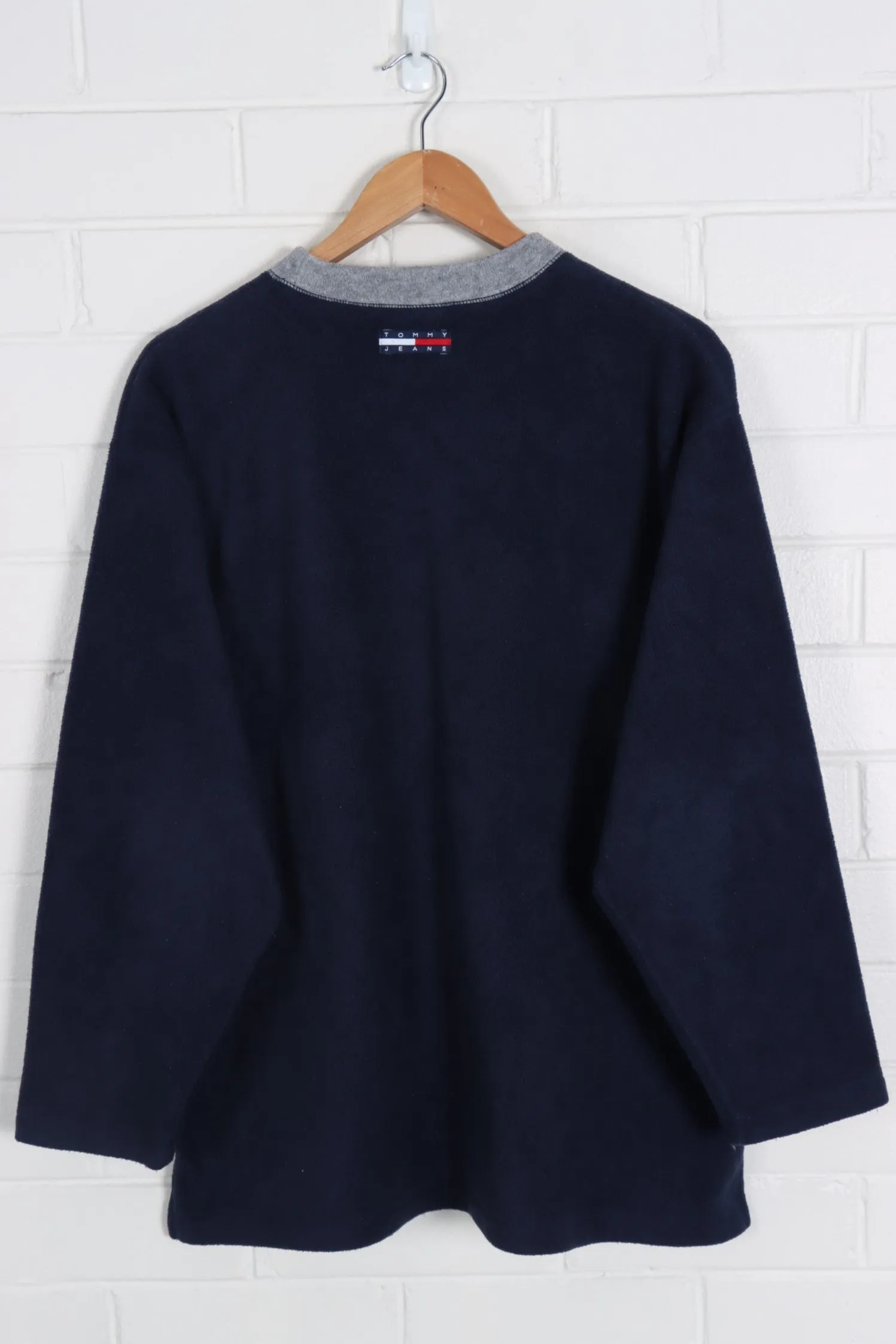 Tommy Hilfiger Fleece Pullover XL - Navy Grey.