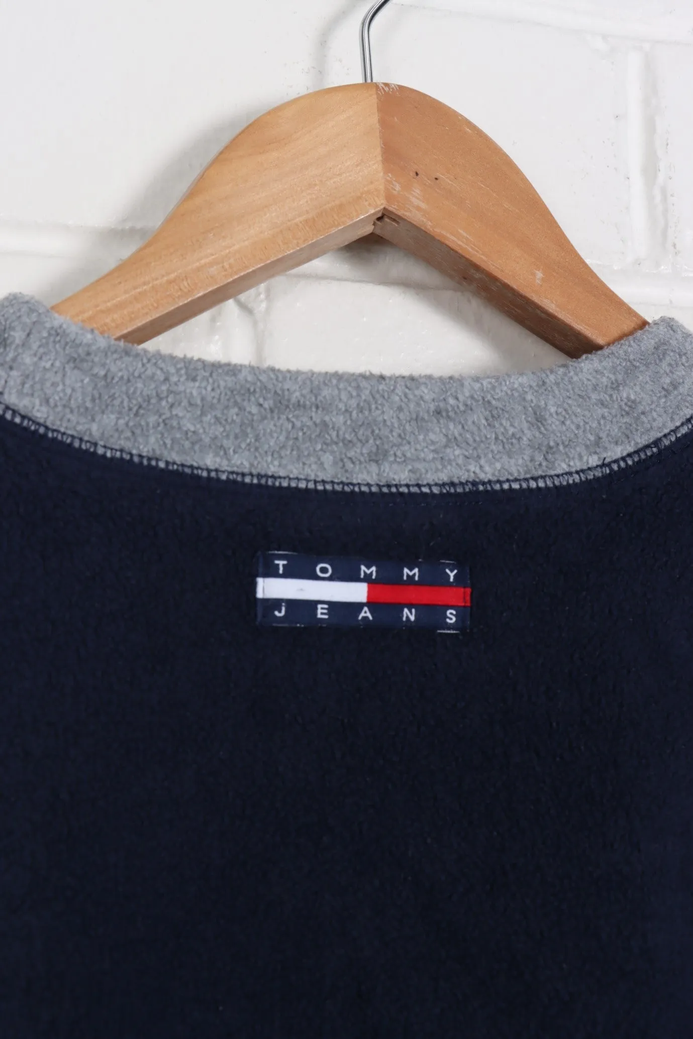 Tommy Hilfiger Fleece Pullover XL - Navy Grey.