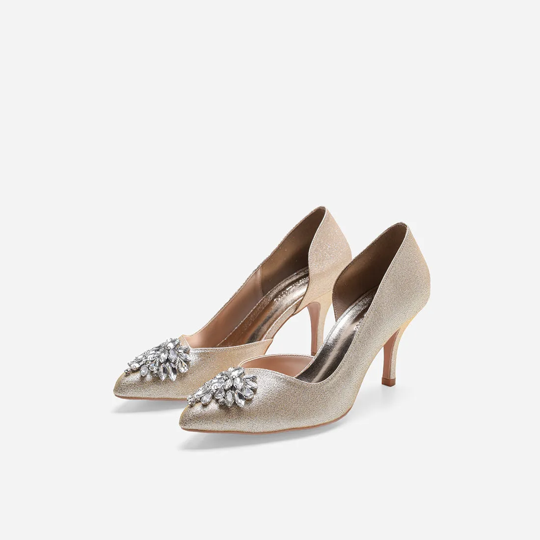 Twilight Gold Pumps by Cynthia - Buy Now