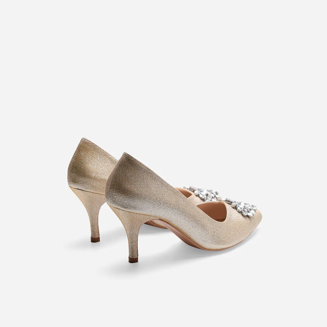 Twilight Gold Pumps by Cynthia - Buy Now